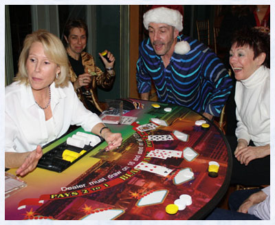 Casino Party Blackjack Table