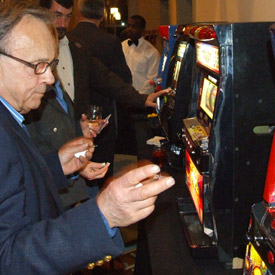 Slot Machine at Casino Party