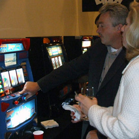 Slot Machine at Casino Party